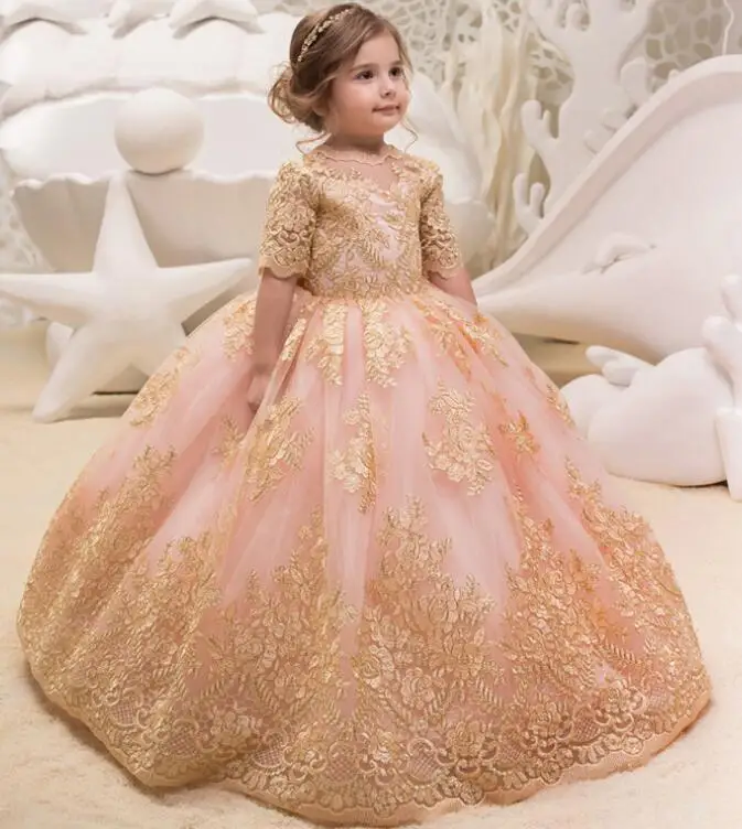 factory price high quality baby birthday dress boutique shop hot sale embroidery baby girl birthday dresses