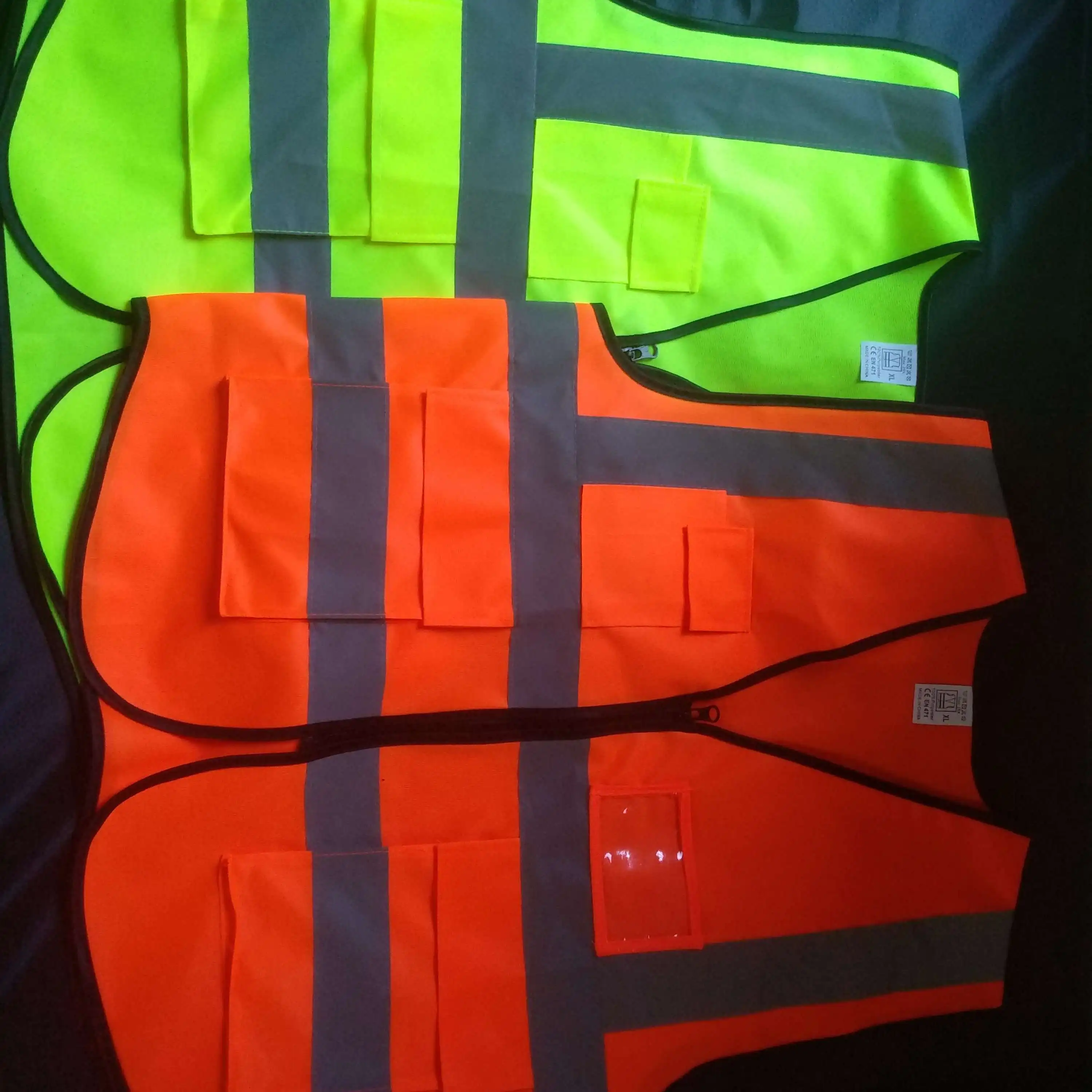 cycling uniform Horse riding safety vest cn reflective polyester clothing High visible low price factory custom reflect vests