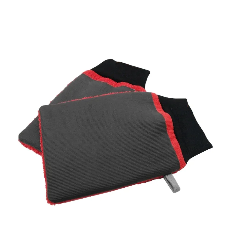 
BT-6036 Magic Clay Mitt Clay Bar Car wash Glove Auto Scrub Surface Paint Cleaning Drying Polishing Mitt with handle 