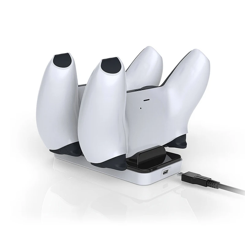 Лидер продаж, новая портативная Вертикальная Оригинальная док-станция для быстрой зарядки игрового контроллера для ps5