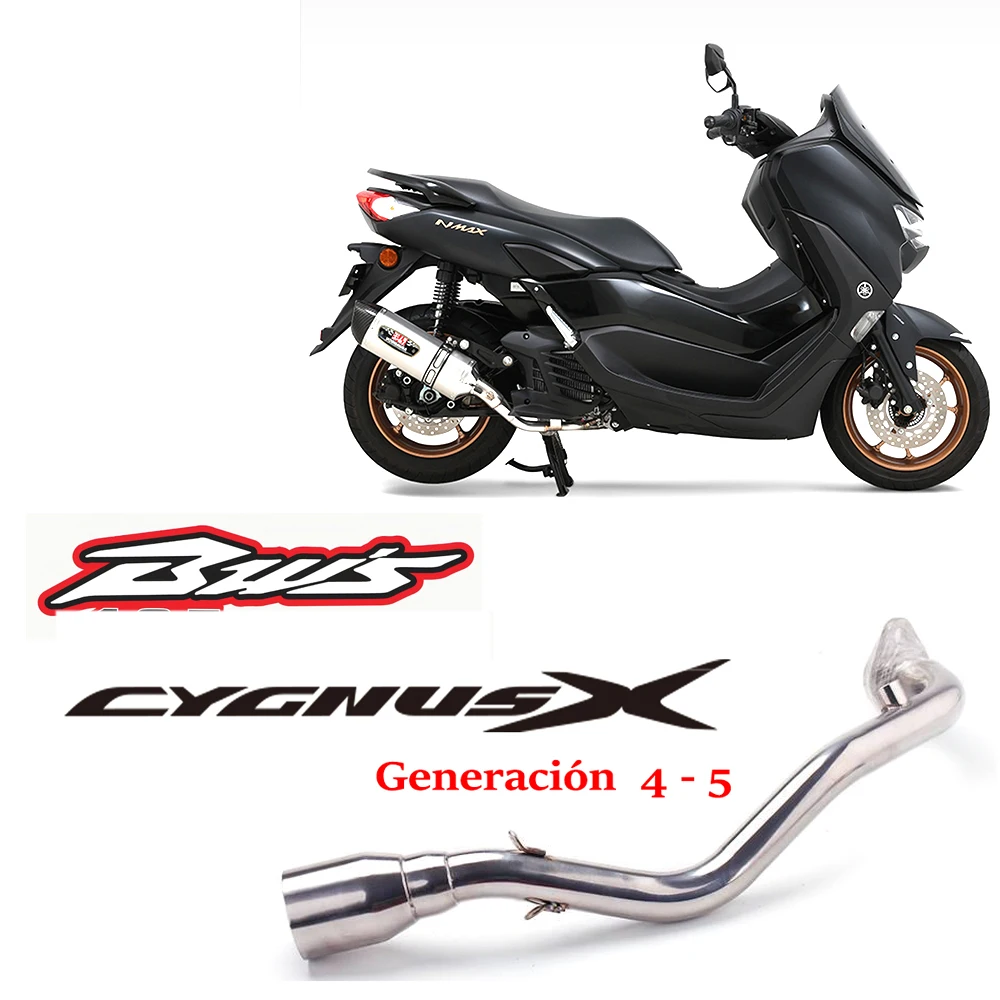 Motorcycle Exhaust Muffler R150 BWS 125 Cygnus-X 125 R125 150 Motorcycle Exhaust Muffler Ponteira Escape mento Moto Universal