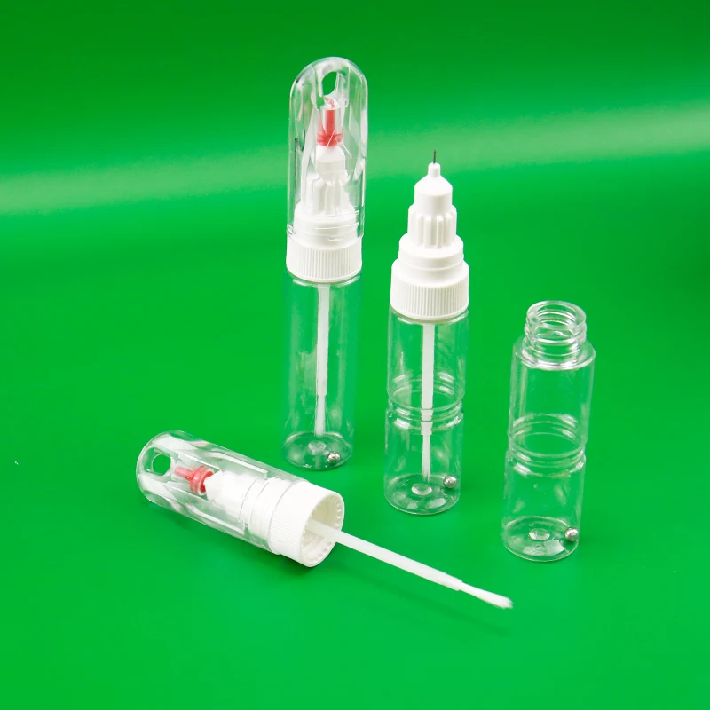 20ml Cap with Brush PET Bottle for Eye Shadow Car Paint Touch-Up Paint Pen