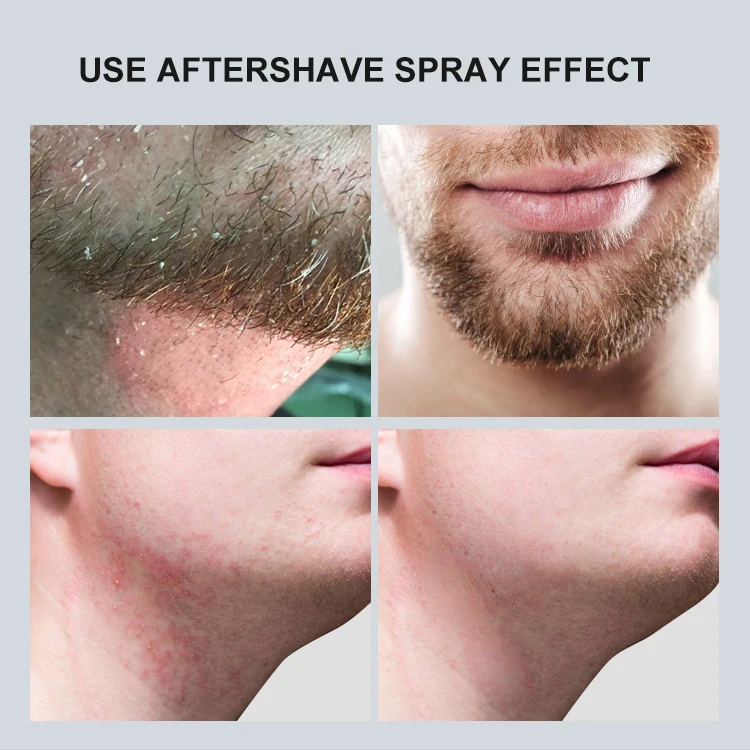 Фирменная торговая марка, Органический натуральный успокаивающий увлажняющий спрей для покраснения и раздражения после бритья, одеколон для мужчин после бритья