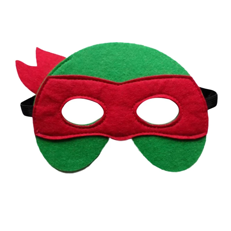 Adults Cosplay Avengers Children Xmas Costume Party Decoration Kids Ninja Turtles Cartoon Felt Masks