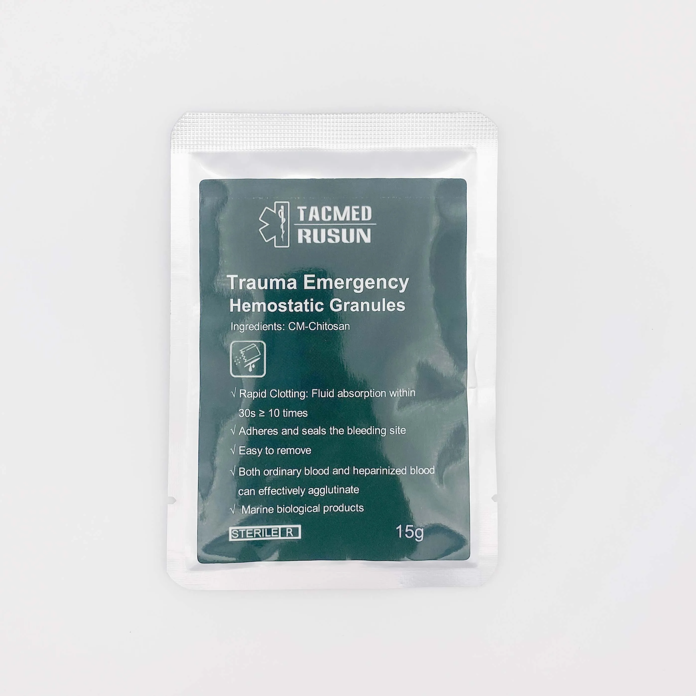Rapid hemostasis chitosan powder hemostatic granules hemostatic dressing tactical medical tourniquet