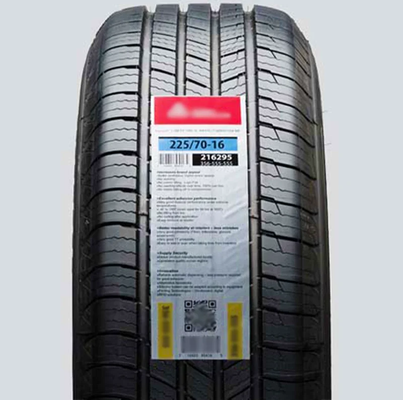 2024 Vulcanized Car Tire Sticker Adhesive Labels Made of Durable Vinyl for Optimal Tire Coverage