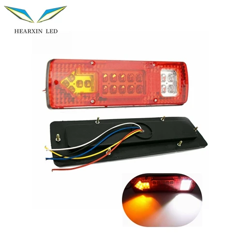 12V 24V Rear Bumper Reflector Lights Wish Harrier Innova with Flow Brake Turn Signal Lamp for Mark X Camry 2020 RAV4 Fortuner