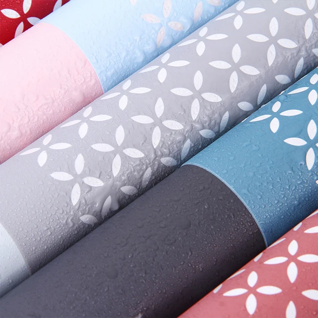 luxury metal printing plastic waterproof gift flower wrapping paper roll two-color Florist Bouquet Floral packaging material