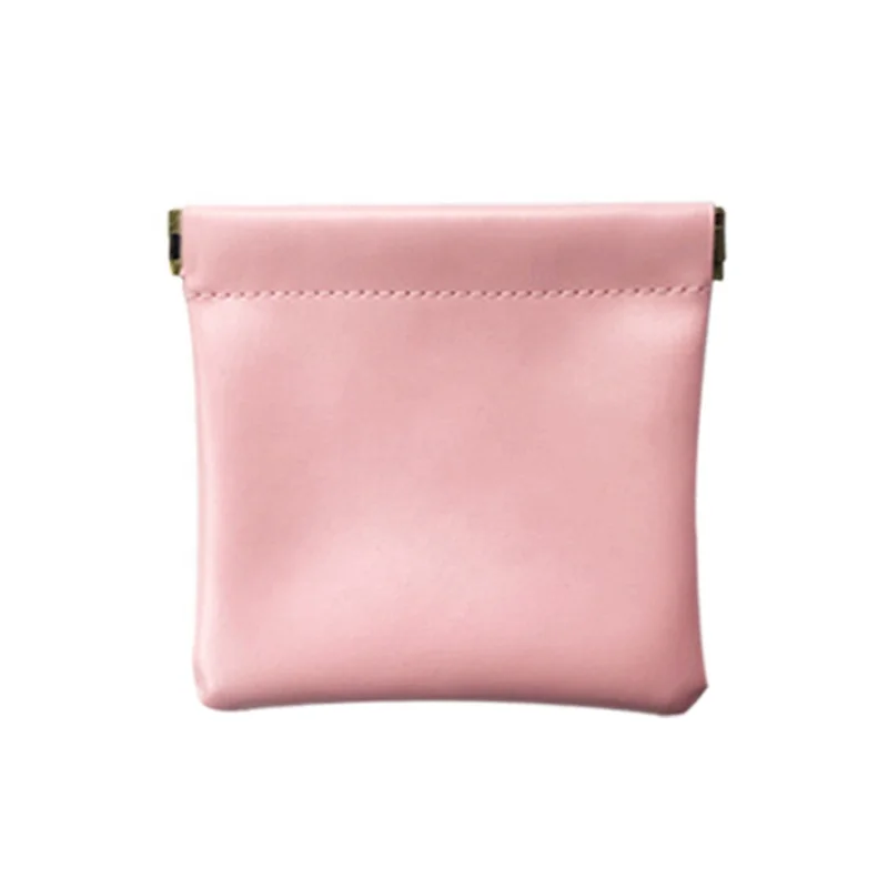 Портативный мини-кошелек для монет из ПУ кожи, Весенняя сумка для хранения наушников и губной помады