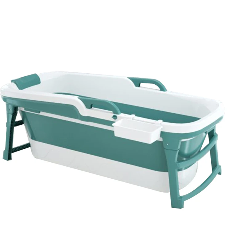 Wholesale customized luxury version 1180MM household freestanding plastic foldable portable bath tub for adults