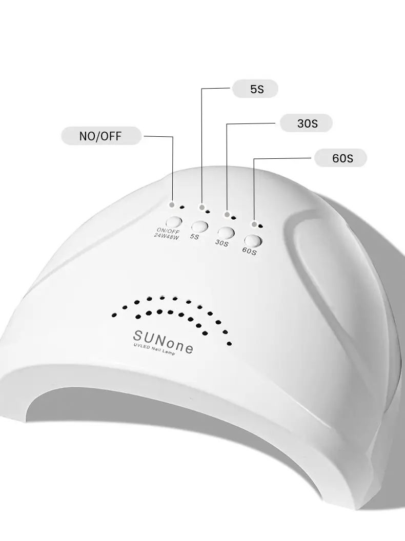 Best Professional 30leds Gel Nail Varnish Drying Sun One Nails UV Led Lamp for Switchable 48W/24W