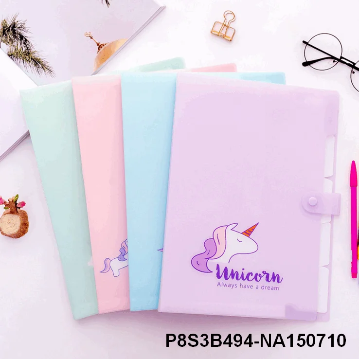 Бумажный держатель для документов А4, мультяшный держатель для документов, бумажная папка для хранения, папка для школы и офиса