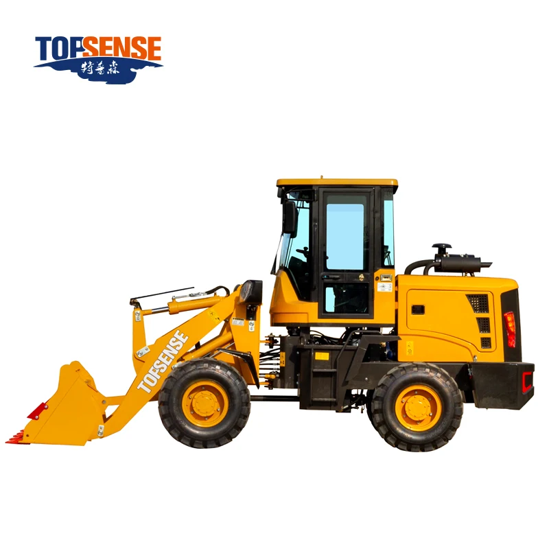 China all famous brands mini wheel loader small diesel farm loader factory price 1.2ton 1ton YT265 front end loader for sale