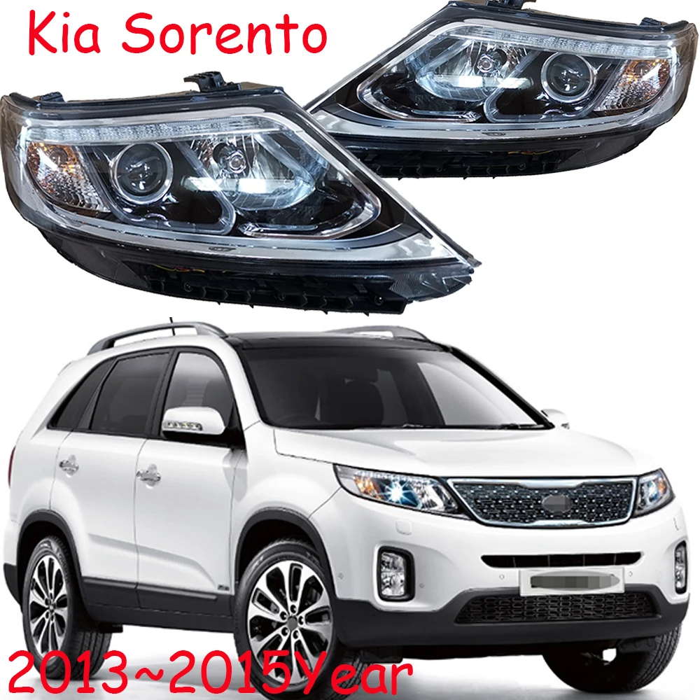1 шт., автомобильный налобный фонарь на бампер для Kia Sorento 2013 ~ 2015y, автомобильные аксессуары для дневного света Sorento