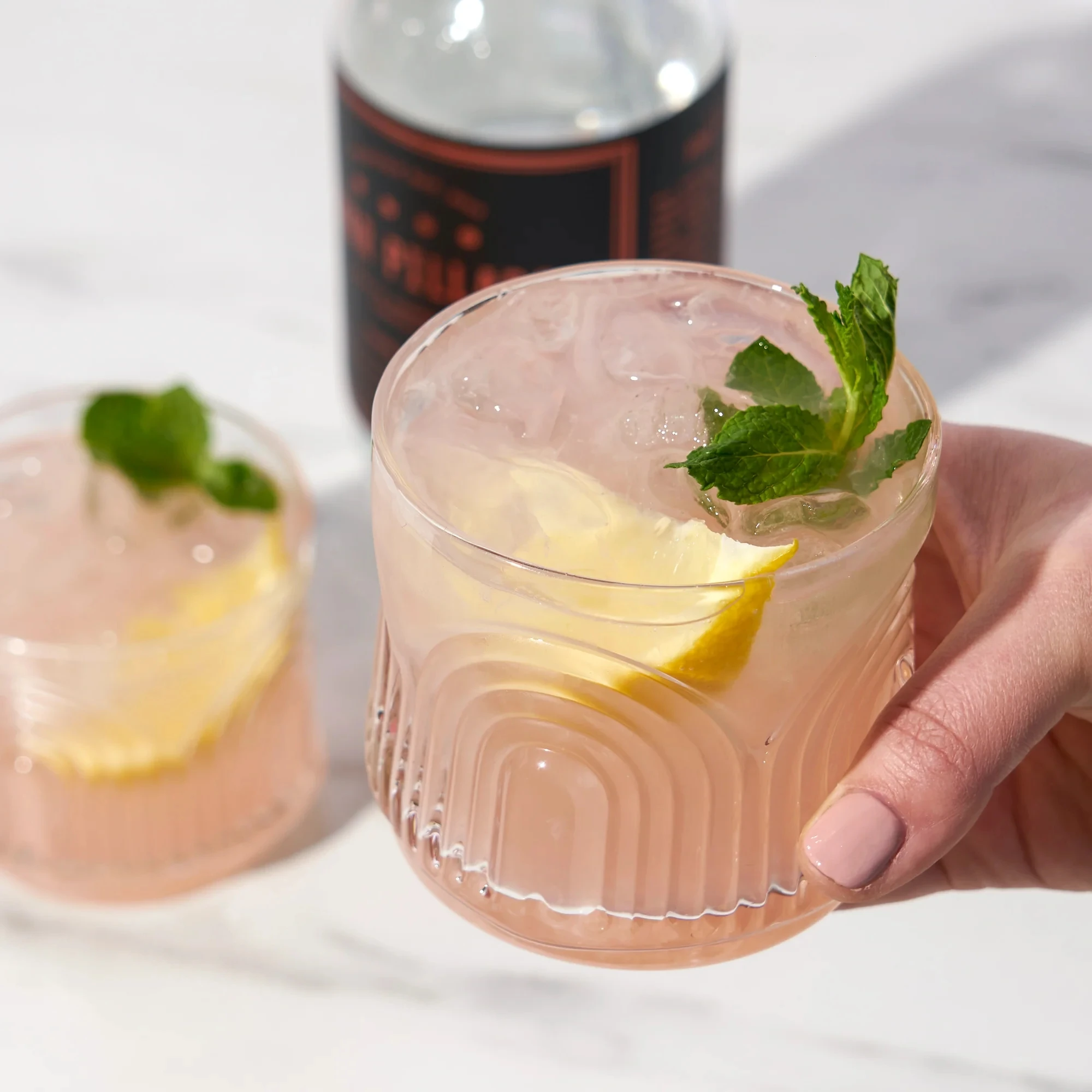 Factory Wholesale Old Fashioned 11 oz Arch U Shaped Lead-free crystal Clear Lowball Tumbler Whiskey Rock Glasses Set