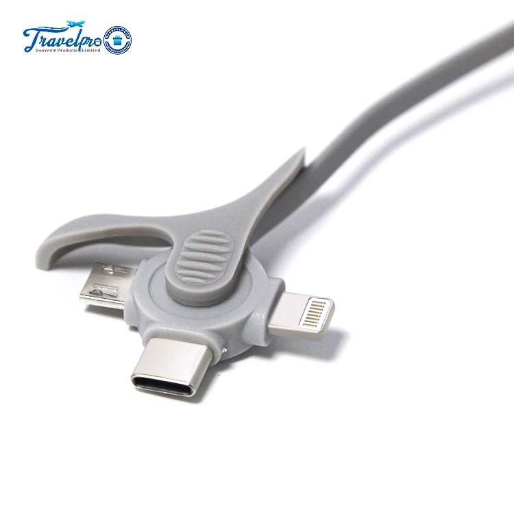 3 в 1 многоинтерфейсный раздвижной Usb-кабель для передачи данных