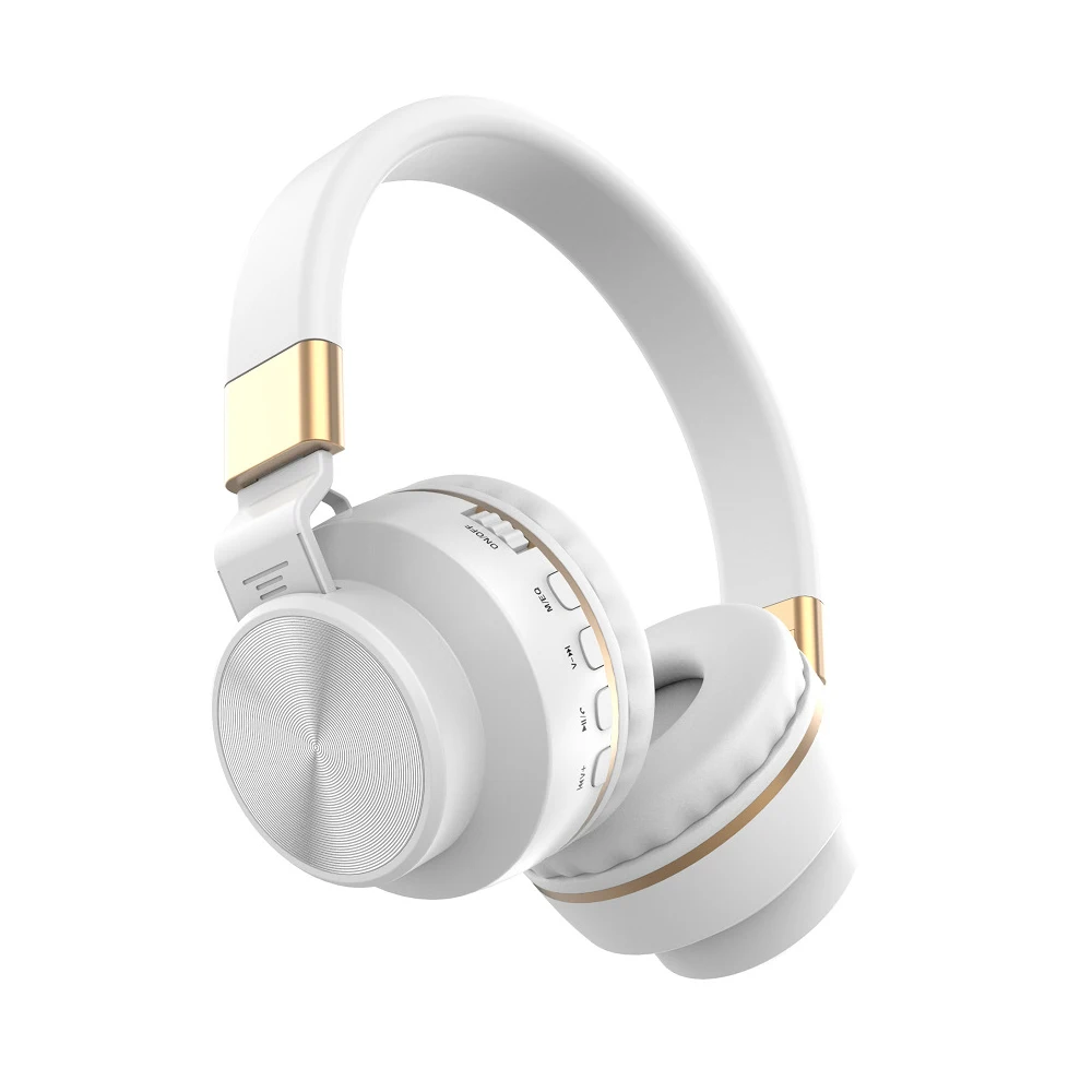 Wireless Over Ear Headphones For Computer Phone With Mic Over Ear Stereo Hi-Res Headset Studio Headphone For Recording Monitor