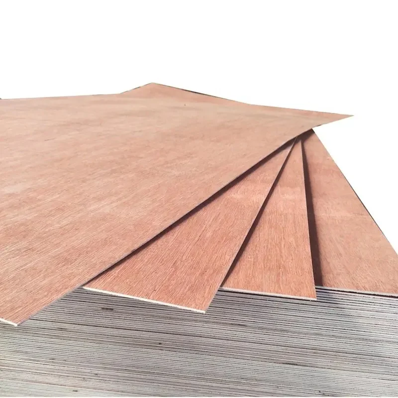 HIGH QUALITY 12mm 15mm 18mm laminated  Commercial Plywood Bintangor Okoume Birch Pine Faced Plywood sheet 4x8