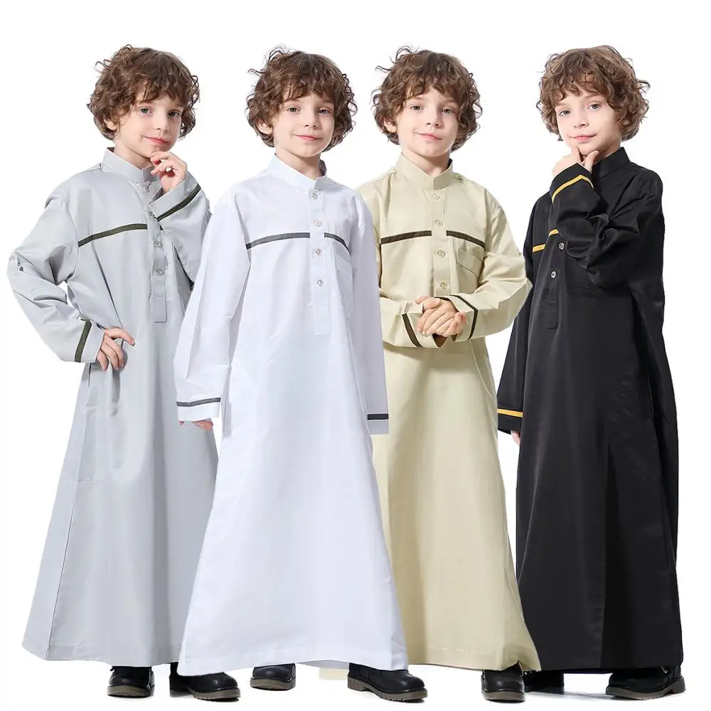 Islamic Kids Thobe Boys Arab Thobe Kids Boy Dress Muslim Clothes Boy