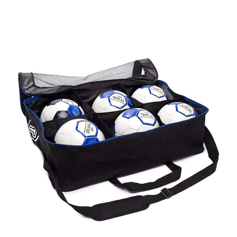 Tear Resistant Modern Ball Tubes Football Training Soccer Bag for Six Inflated Balls Match Ball Bag