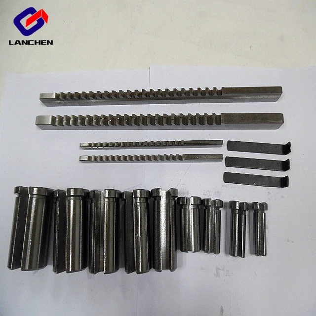 
18pcs CNC Keyway Broaches Set 1/2-1-1/2 Broach Bushing Shim Set Inch Sized High Speed Steel Cutting Tool 