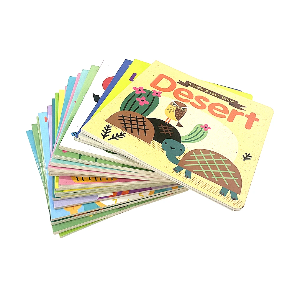 Cheap Price Custom Binding Full Color Children Doll Board Book Hardcover Book Printing Service