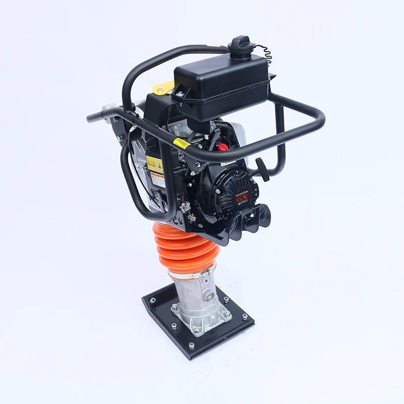 factory custom hot product high efficient petrol type loncin 165f engine earth tamping rammer jumping jack hand compactor
