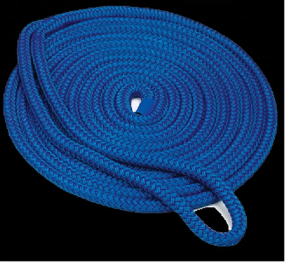 high duty 3 strands polyester twist rope dock line marine towing anchor rope
