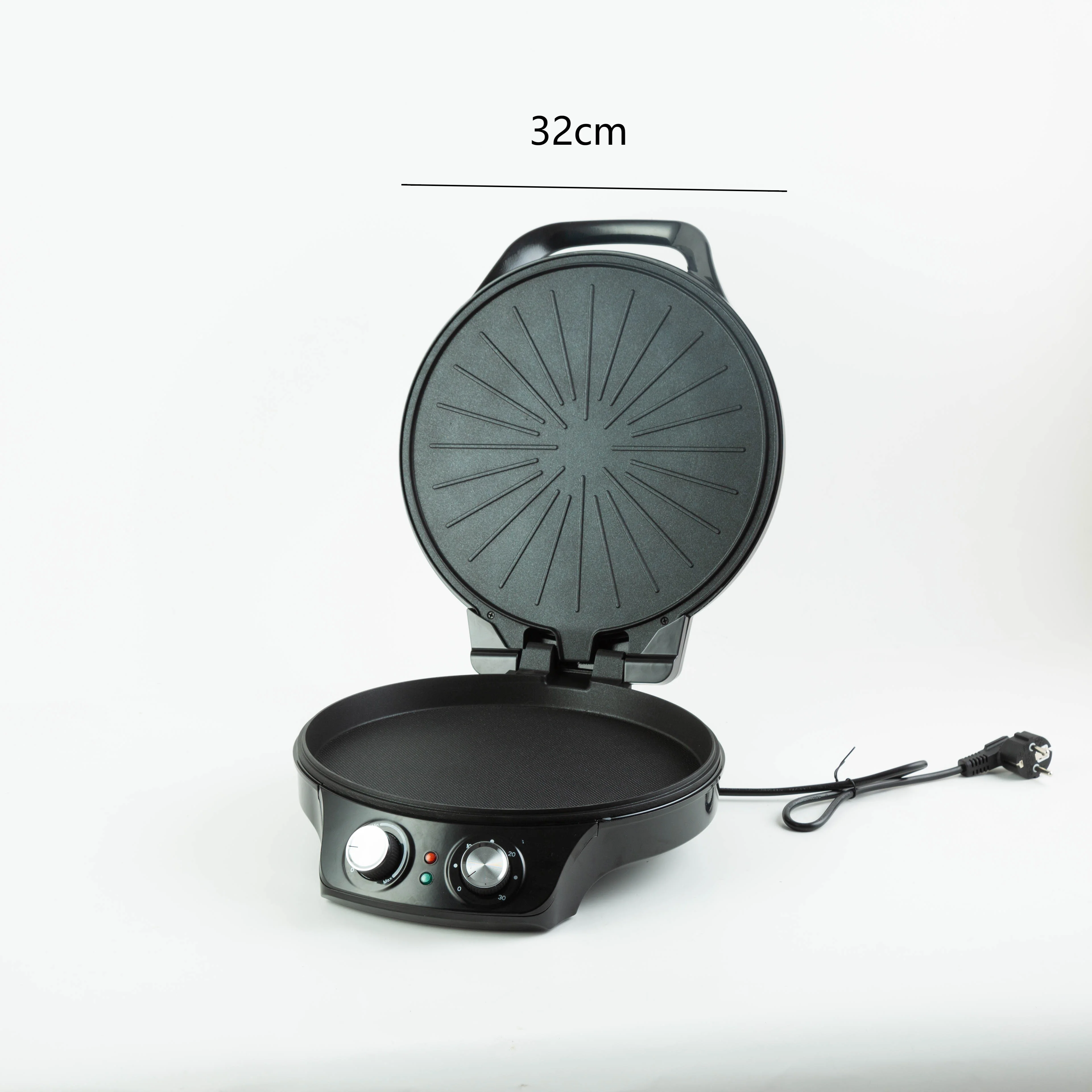 Регулируемая температура антипригарная электрическая сковорода для пиццы с двумя сторонами машина приготовления