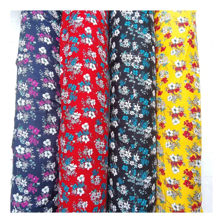 High Quality Floral Viscose Fabric Ready Goods New Styles Rayon Fabric Viscose Material For Women Blouses (1600312215701)