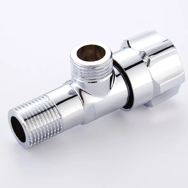 Factory Wholesale Price cheap 90 degree round handle brass angle valve water valve faucet