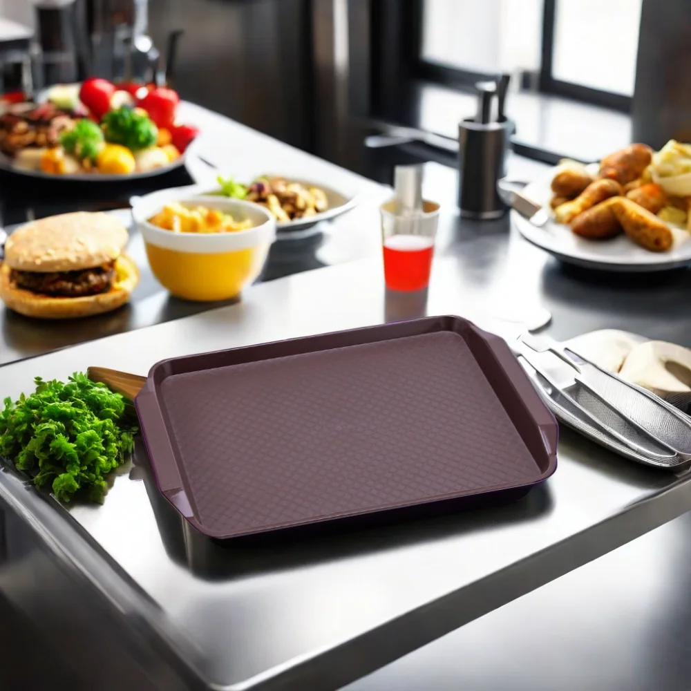 High Quality Fast Food Tray for Hotel & Restaurant Kitchen Buffet Fast Food Tray for Hotels and Restaurants