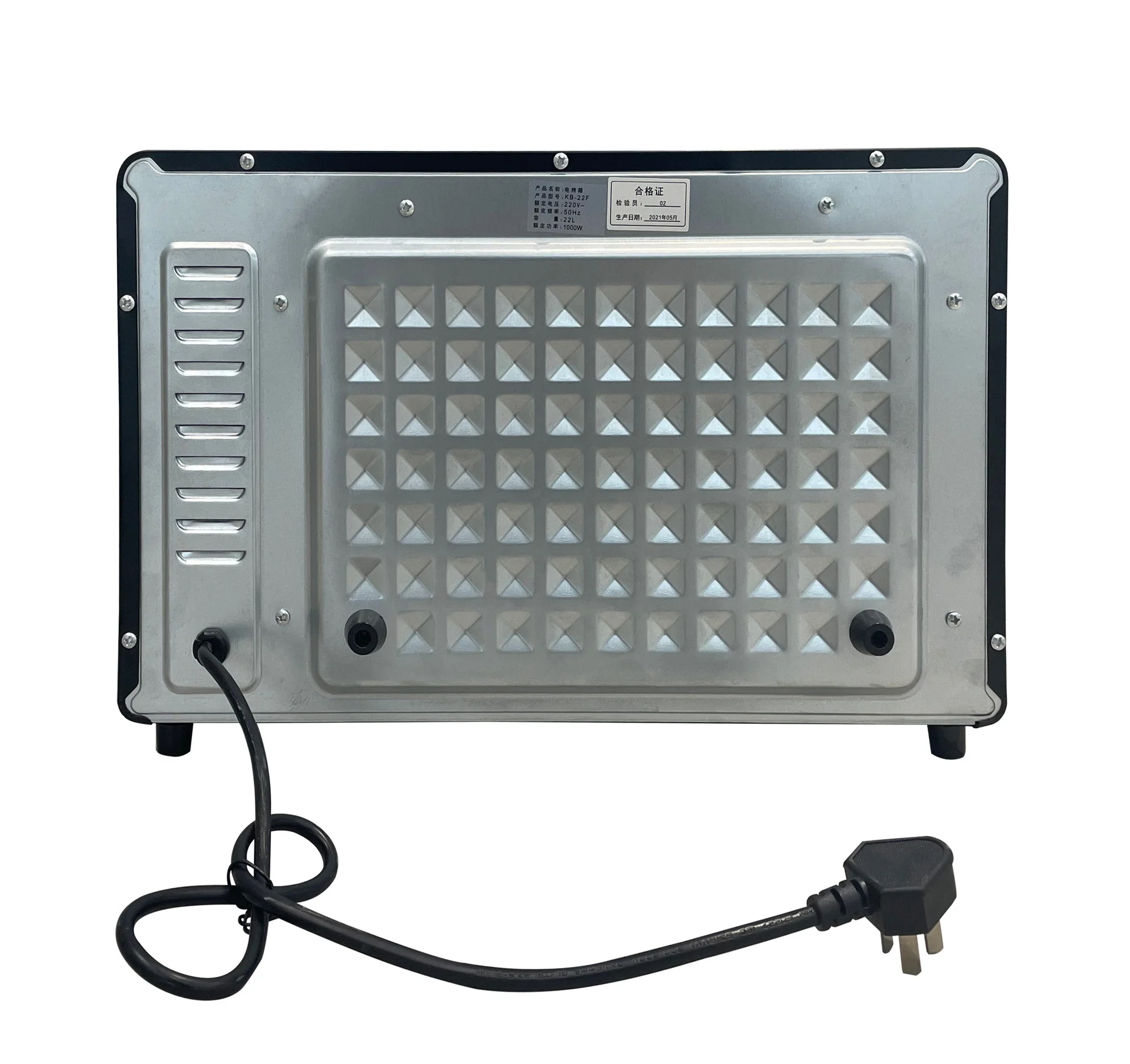 New Household Smart Pizza Bread Maker Electric Toaster Oven Light Steel Stainless