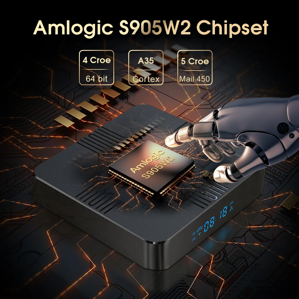XS97Q PLUS оптовая продажа с фабрики Stb Amlogic S905w2 четырехъядерный Android 11 приставка смарт-медиа-плеер ТВ-приставка двойным Wi-Fi и Bt