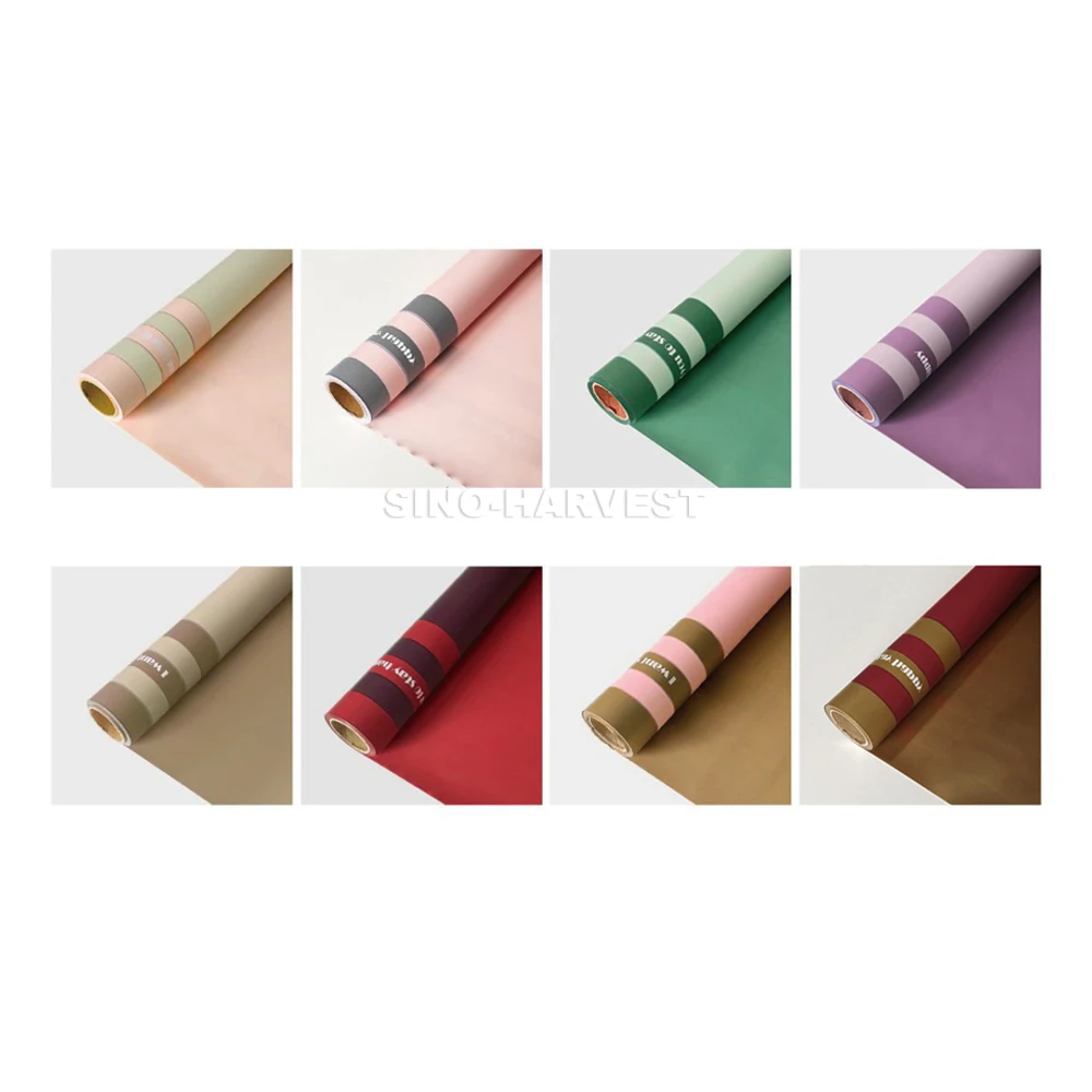 High Quality Flower Wrapping Paper Fashion Korea Paper Style Floral Bouquet Ou Ya Gift Wrapping Paper