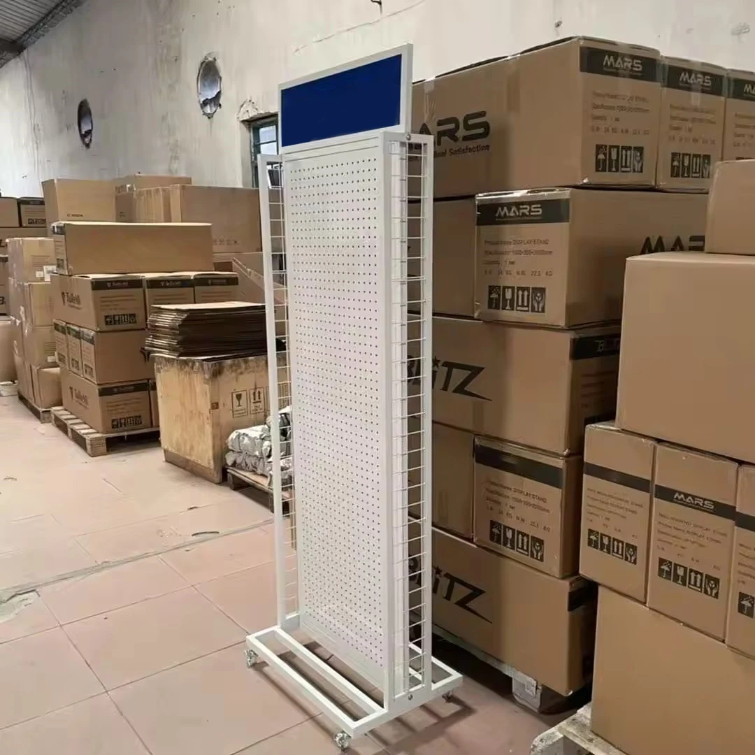 Cell Phone Accessory Display Rack,Retail Display Stand With Billboard,Mobile Phone Case Display Rack for Store,Boutique