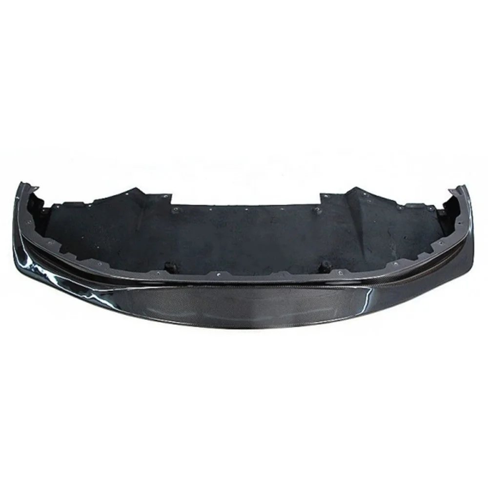 AMS Style Carbon Fiber Front Bumper Lip Fit For Nissan Skyline R35 GTR 08-16 High Quality Fitment