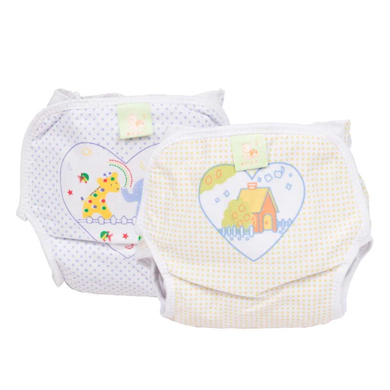 Reusable baby diaper cloth nappies diapers washable high quality pvc diaper cloth pants