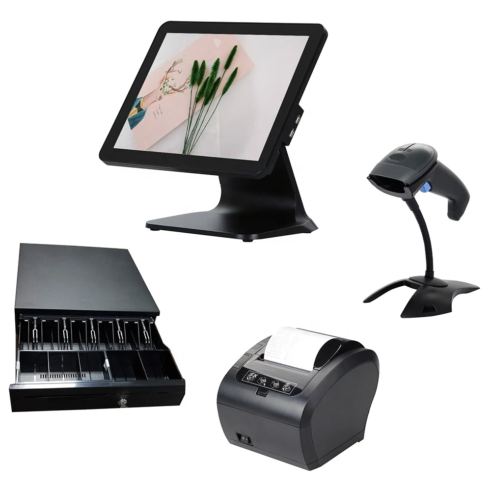 Wholesale 15 inch pos cash register store retail windows/android pos terminal gas station point of sale pos system for sale