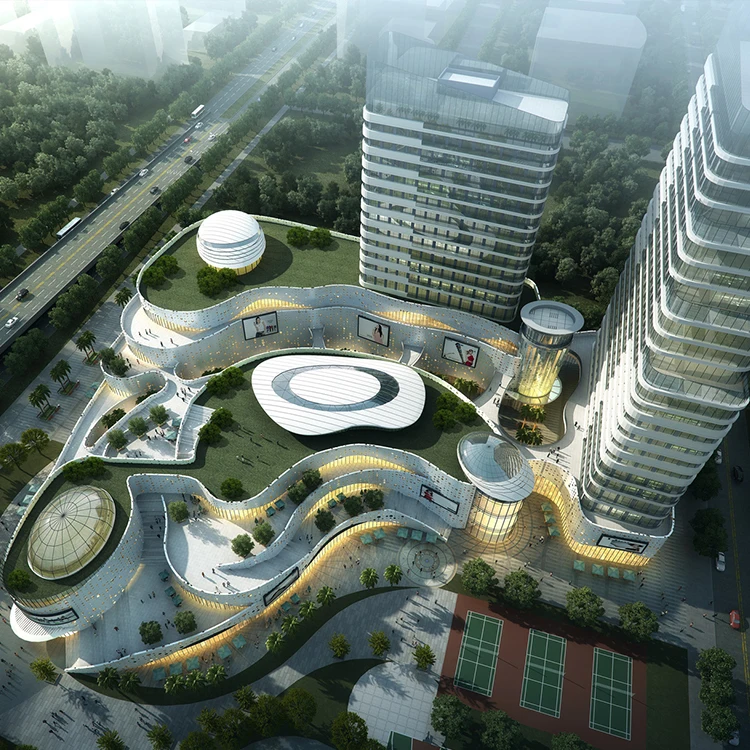 Landscape miniature model making/ 3d architectural building model /3d house plans