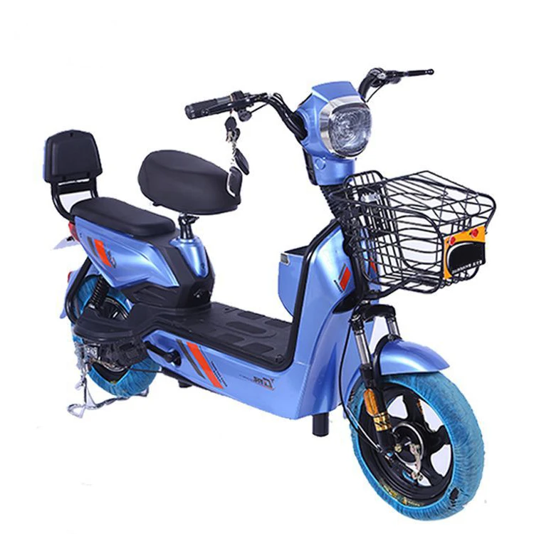 Factory Direct Sales 14 Inch Adult Electric City Bike 350W 48V LEAD ACID Battery Cheap Electric Scooter Bike