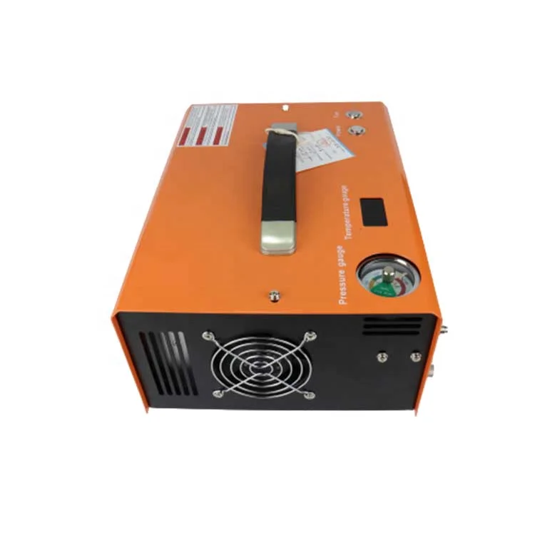Factory Price Digital Display Auto stop Pump Built-in 110v 220v Power Converter 12v Pcp Air Compressor 4500psi For Paintball HPA