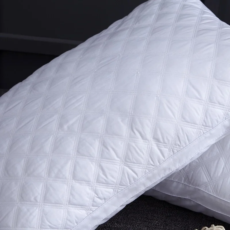 A pair of pure cotton pillow cores, a set of whole-home single hotel pillows