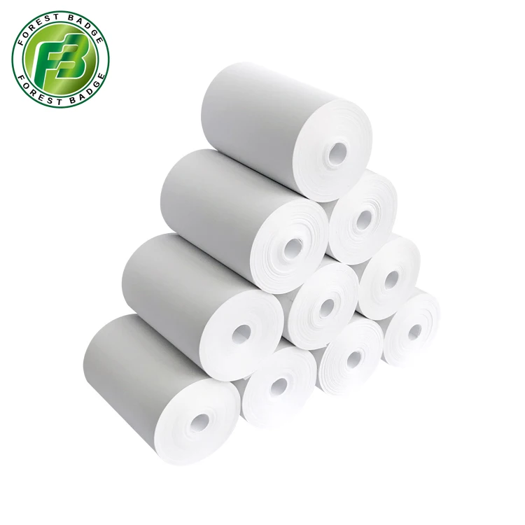Cash Register Paper Coreless 57/58mm x 50mm Thermal Roll Wholesale Printing Paper Small Pos Machines Thermal Receipt Paper Rolls