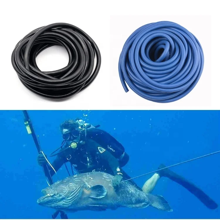 16mm Spearfishing Diving Available Size Speargun Rubber Band Latex Black