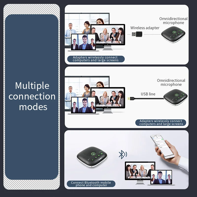 DAIPU DP-GO10W высокое качество BT USB проводной беспроводной громкоговоритель для видео конференции микрофон динамик