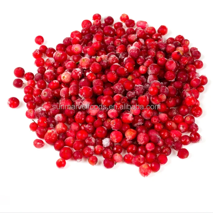 Individual Quick Frozen Farmed EU Standard Clean Wholesales/ Retail BRC HACCP IQF frozen lingonberries