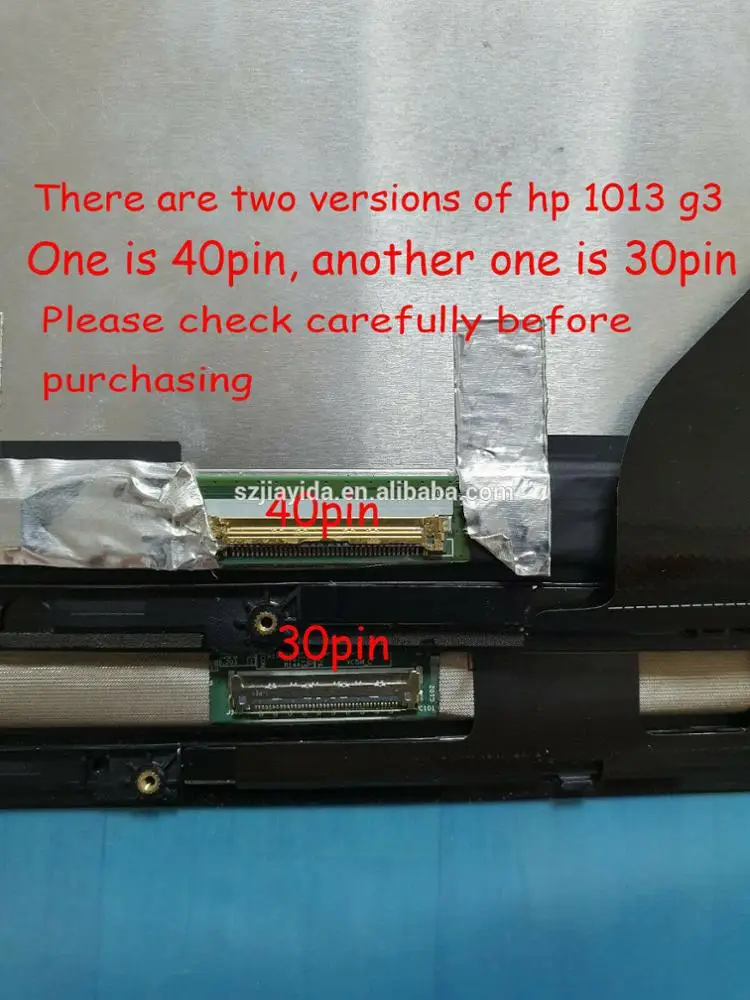 
13' inch FHD Laptop lcd screen display monitor assembly replacement For HP ELITE X2 1013 G3 with touch assembly B130KAN01.0 