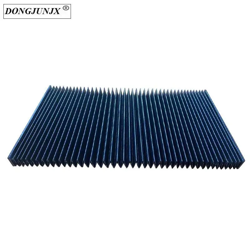 Hot Sale Flexible PVC Nylon Accordion Flat Bellow Covers for CNC Machine