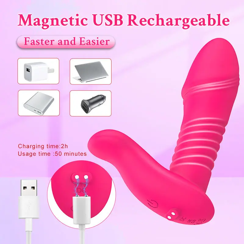 recommended Hollow medical silicone Telescopic vibrating anal plug anal butt plug prostate massage sex toy for male